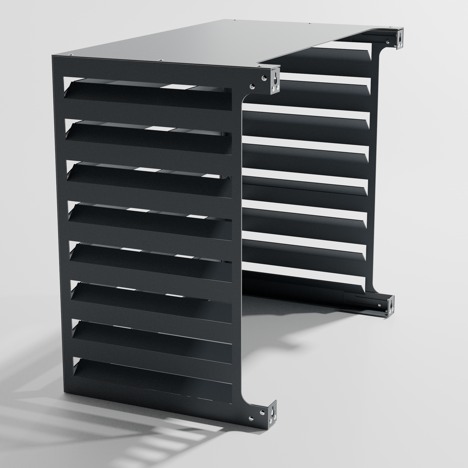 Cache climatiseur extérieur Ajouré Anthracite