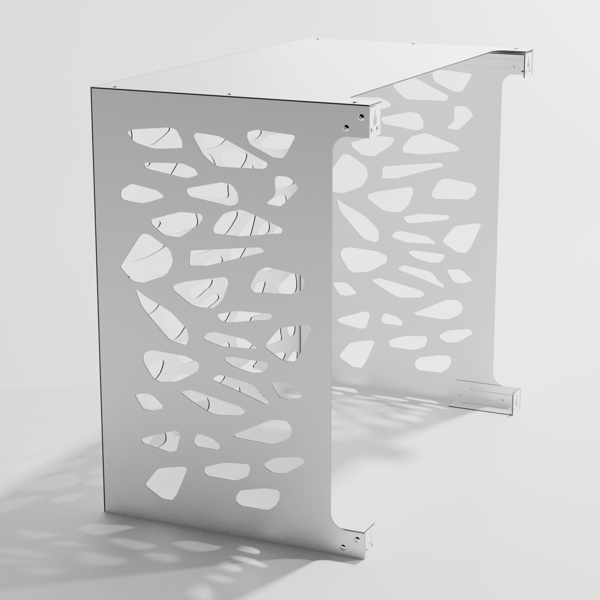 Copertina per esterno Coperchio White Pietre