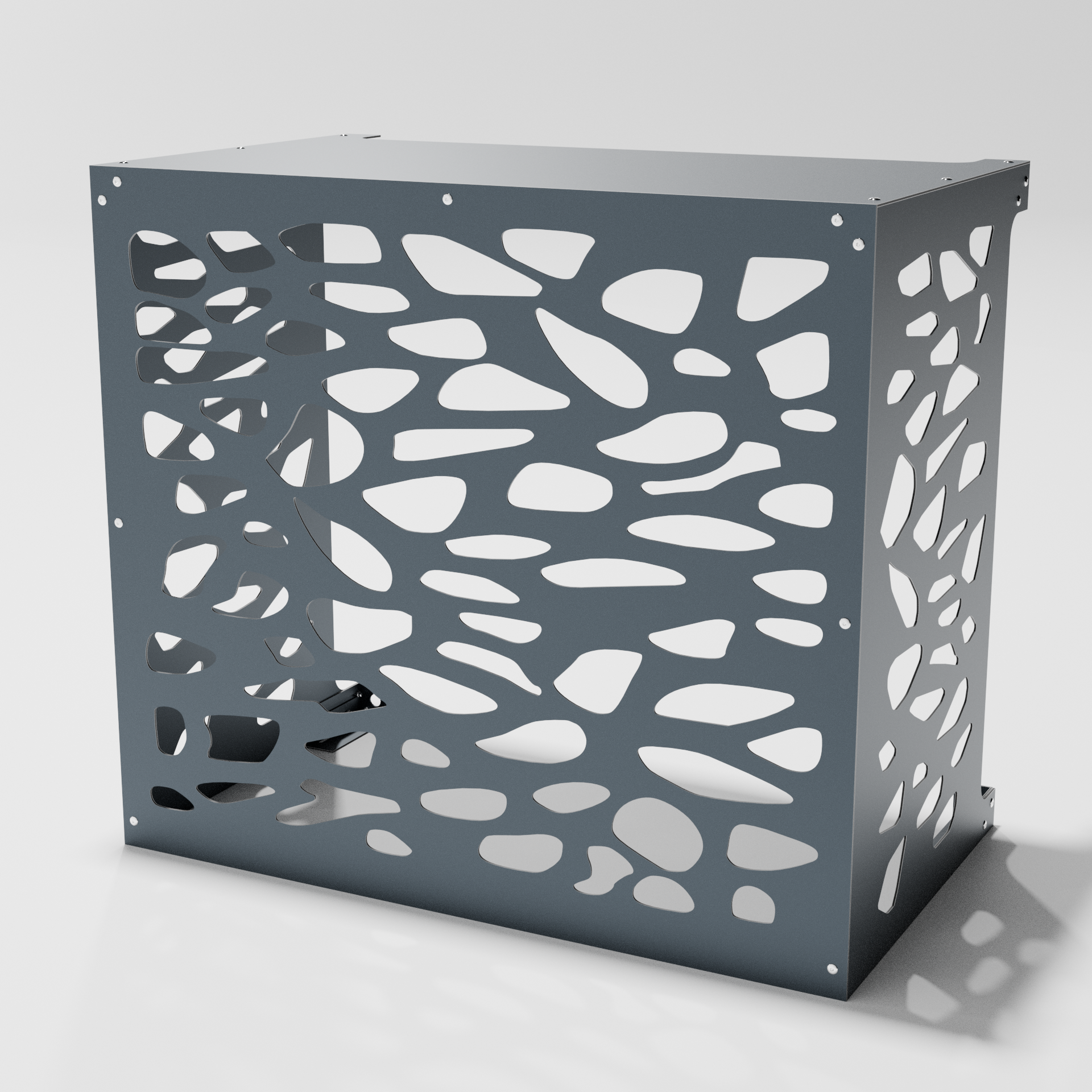 Copertina di aria condizionatore esterno pietre antracite