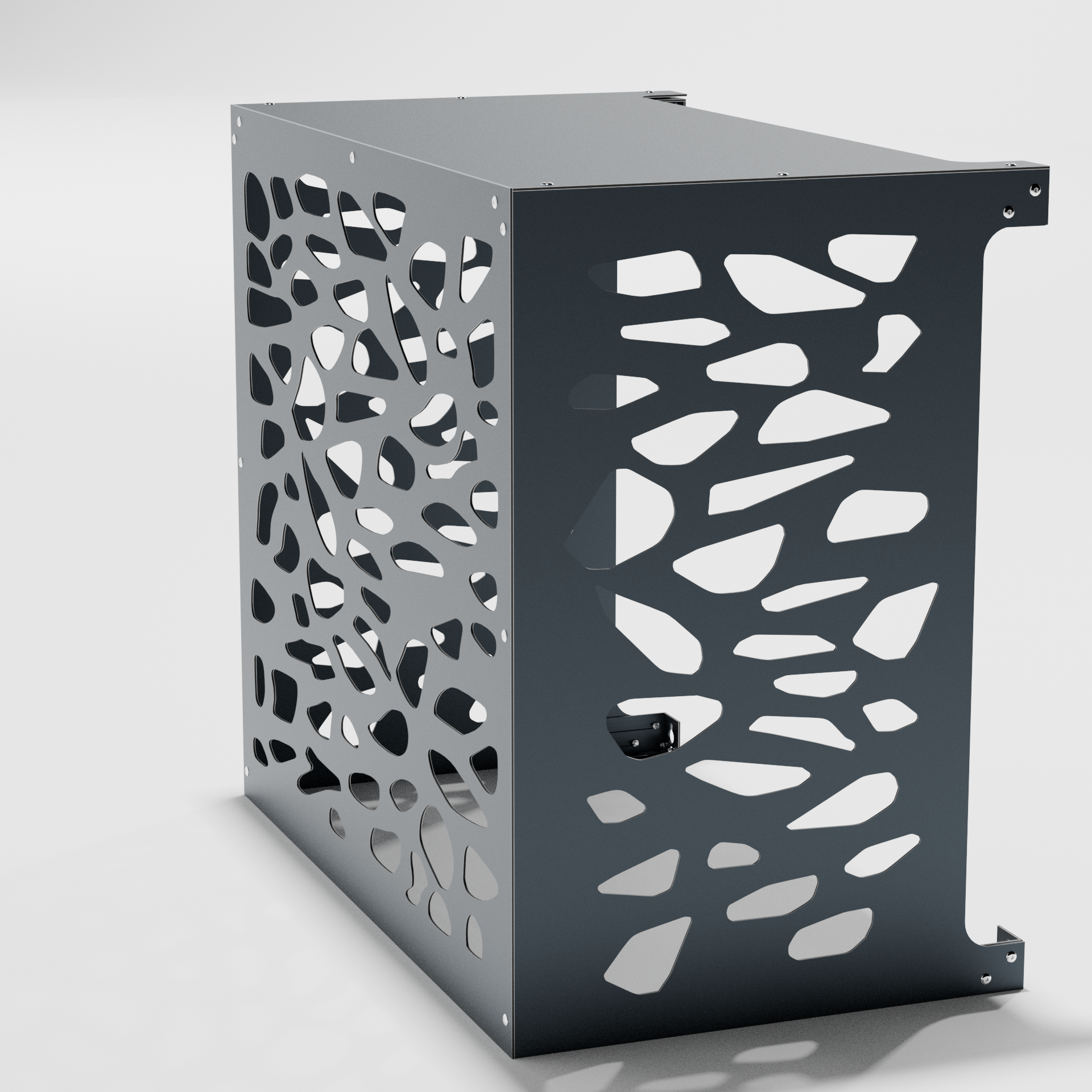 Copertina di aria condizionatore esterno pietre antracite