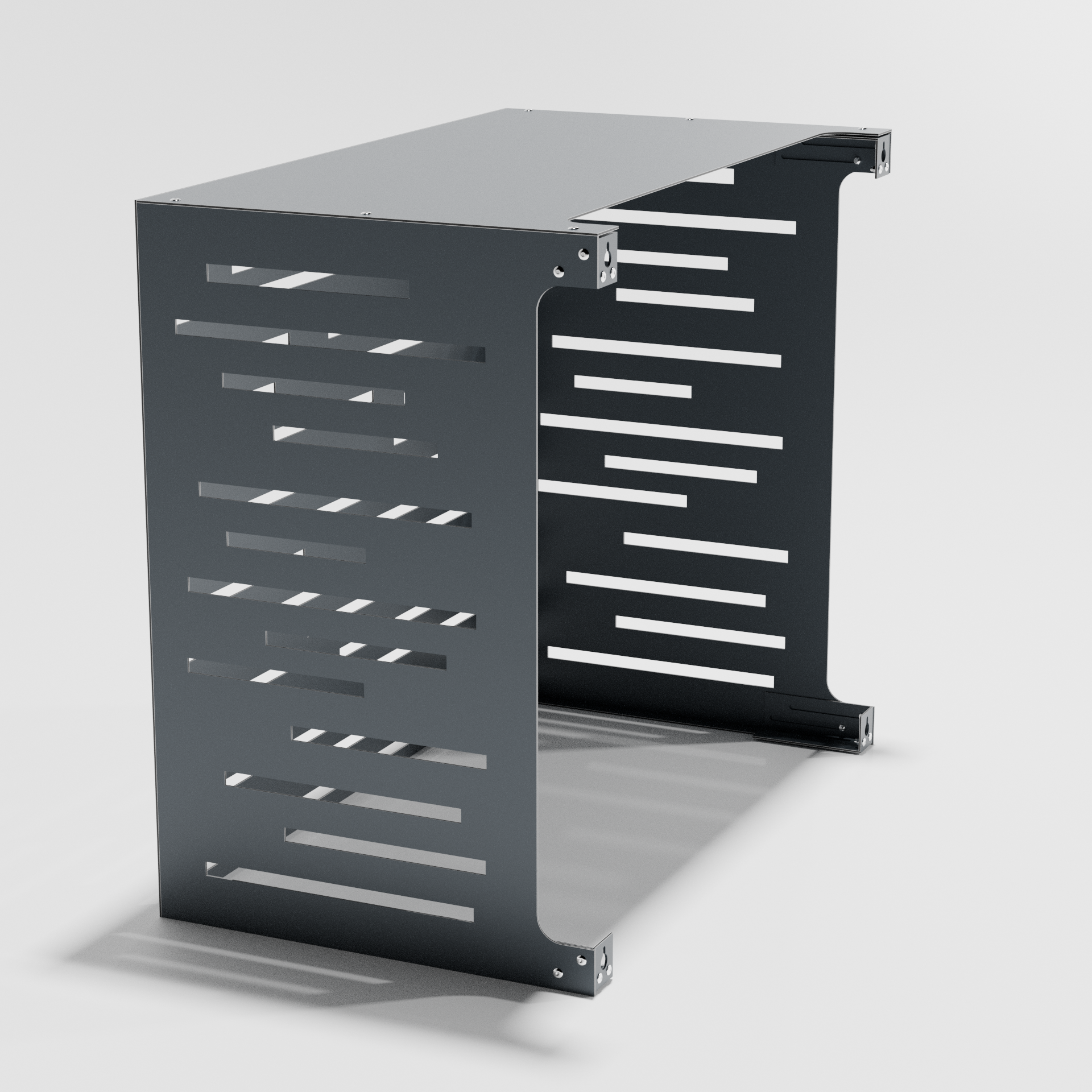 Cache climatiseur extérieur Traits Anthracite