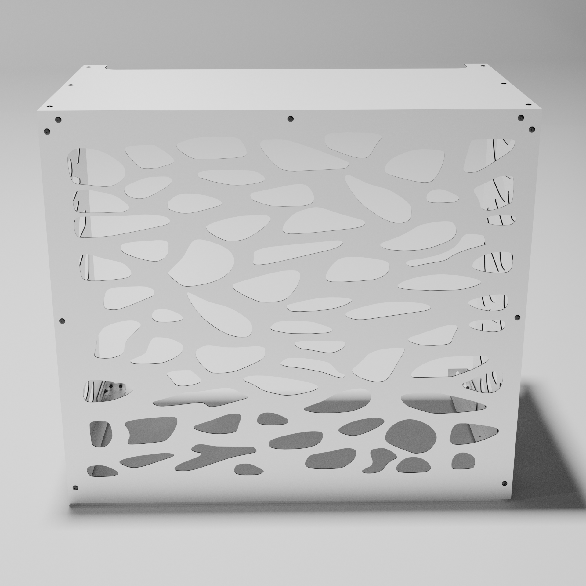 Copertina per esterno Coperchio White Pietre