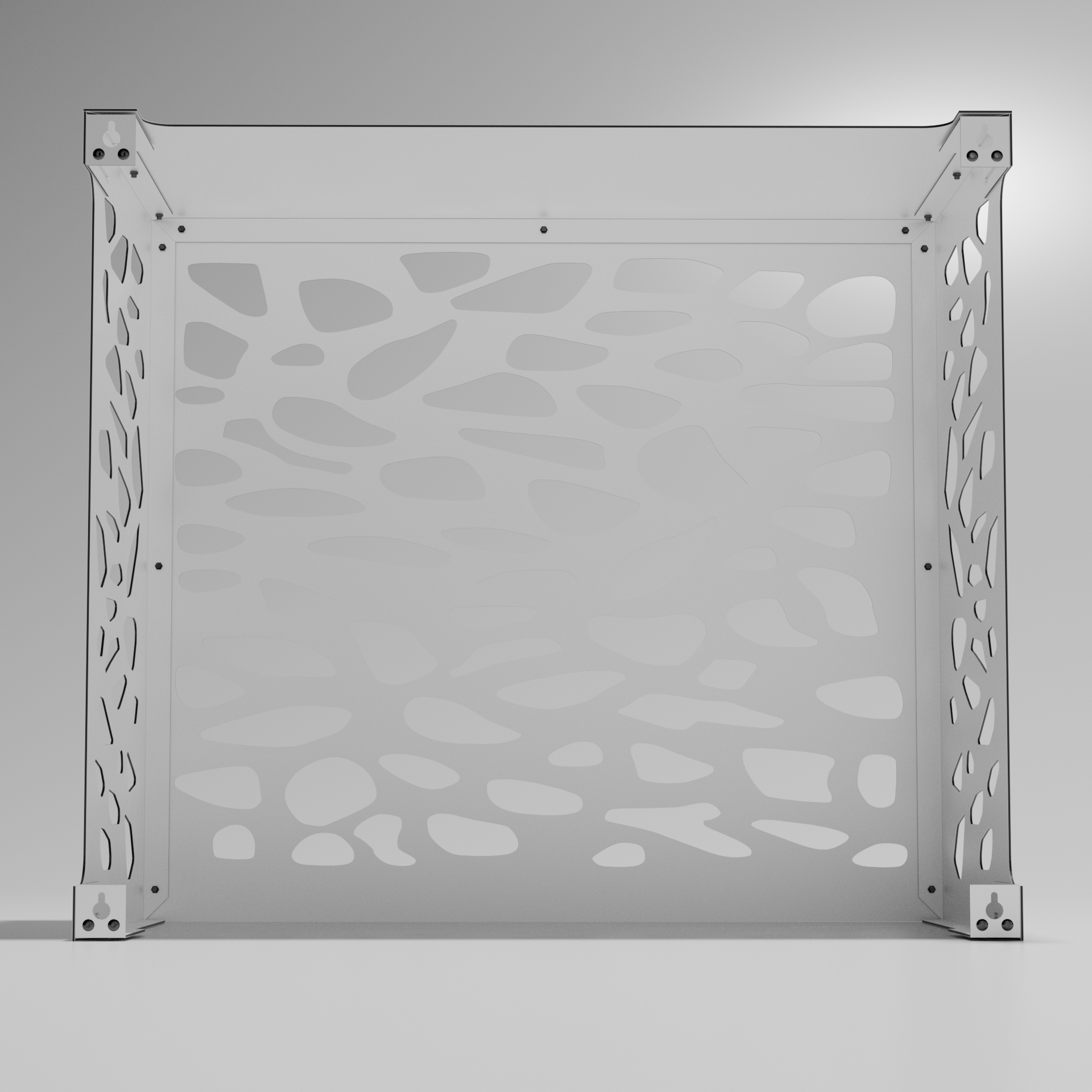 Copertina per esterno Coperchio White Pietre