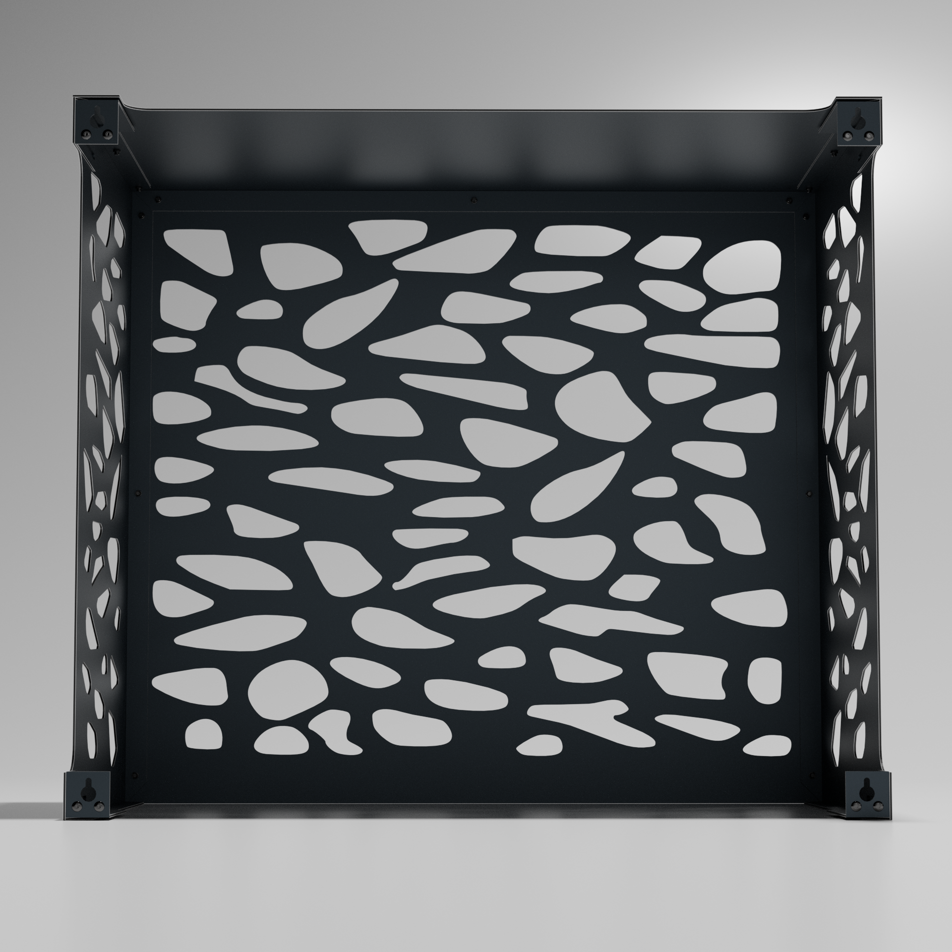 Copertina di aria condizionatore esterno pietre antracite