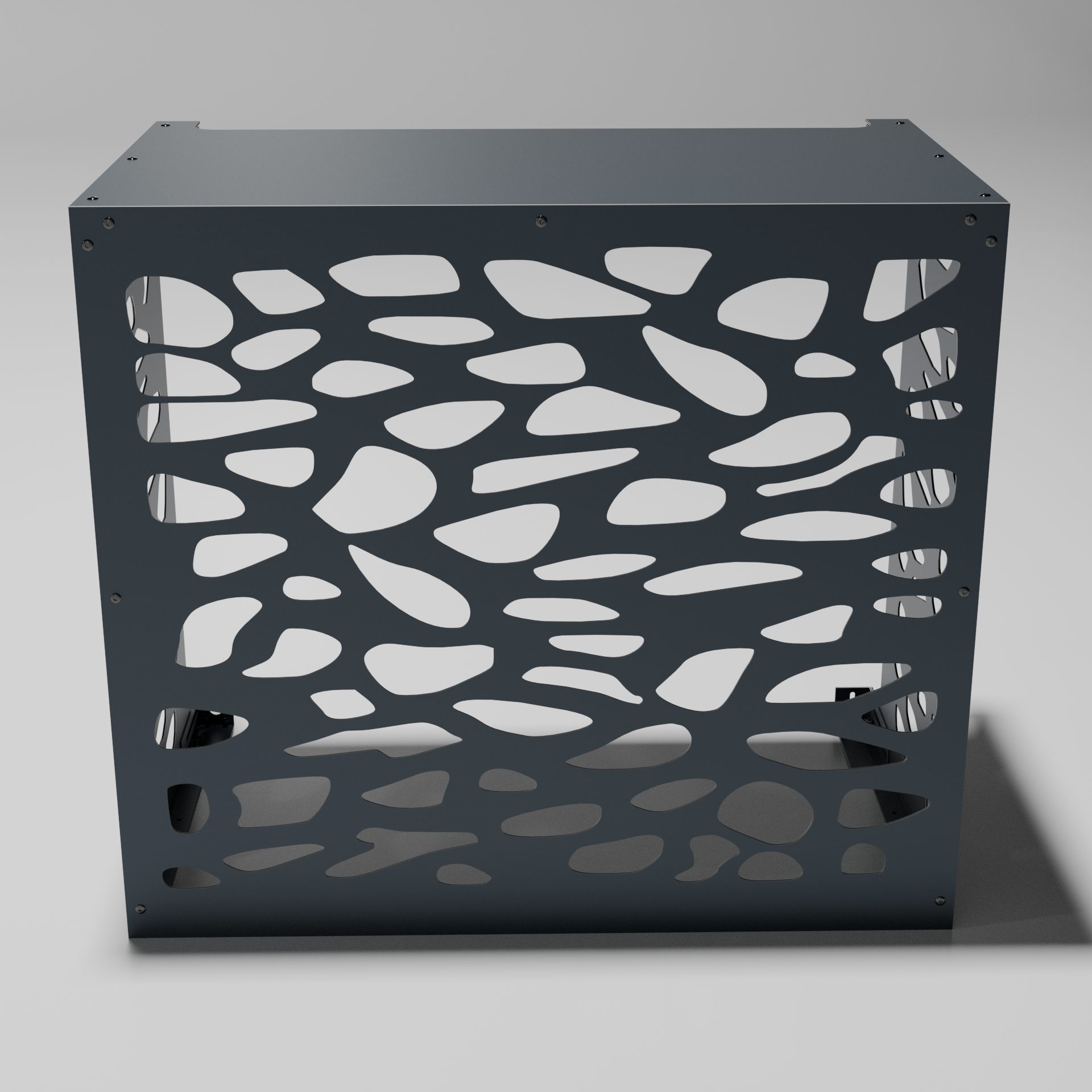 Copertina di aria condizionatore esterno pietre antracite