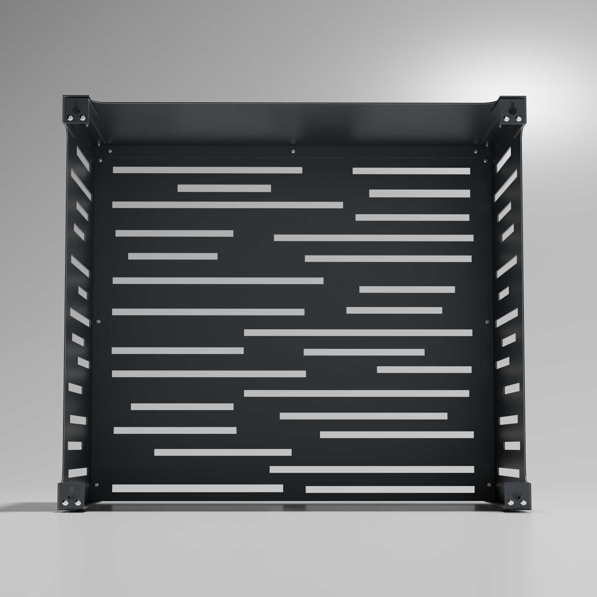 Cache climatiseur extérieur Traits Anthracite