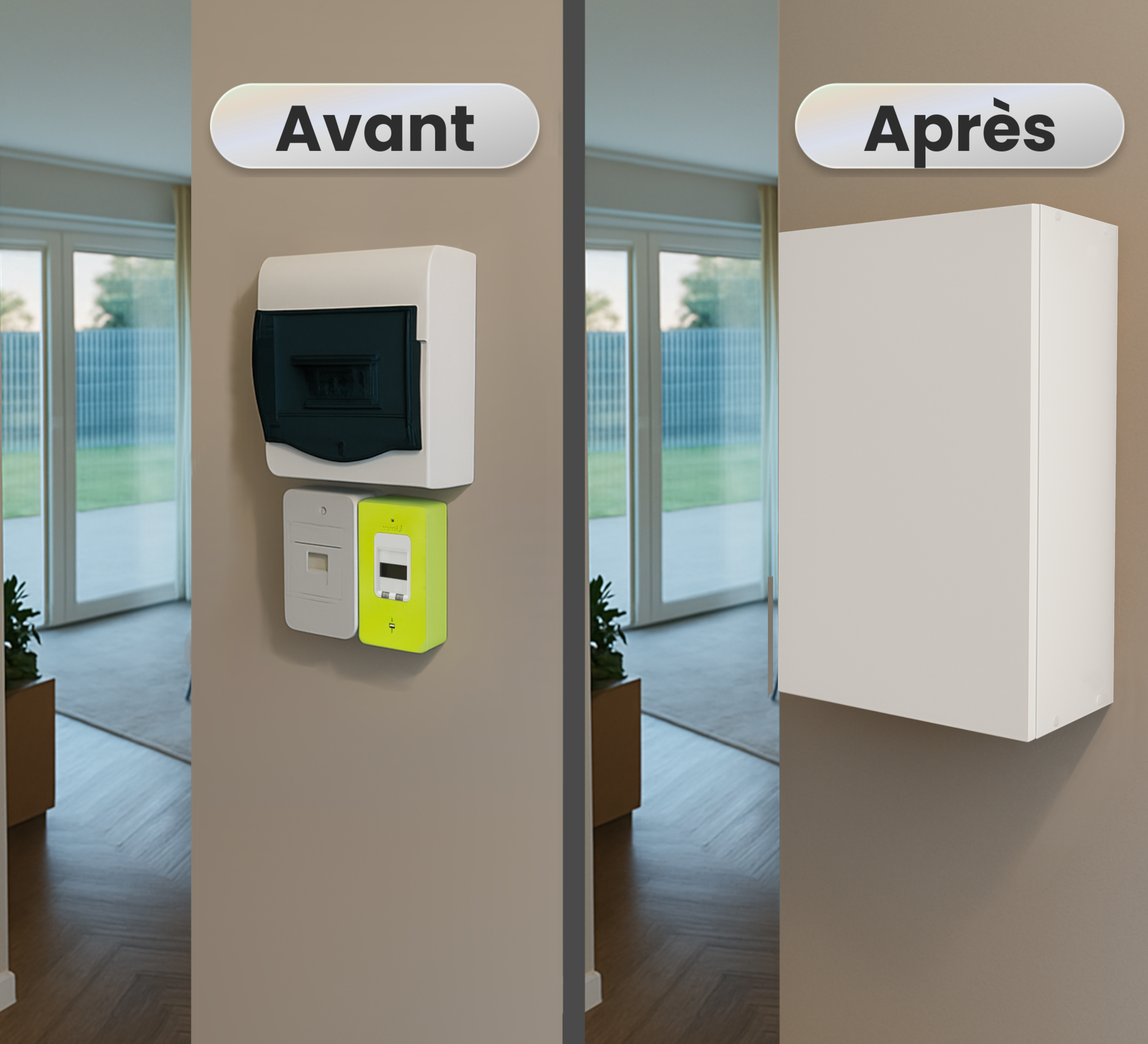 Weiße "benutzerdefinierte" weiße Elektrokaste