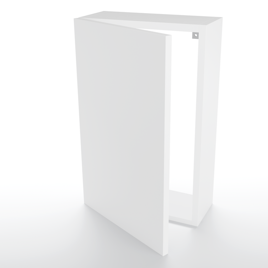 Cache tableau électrique blanc