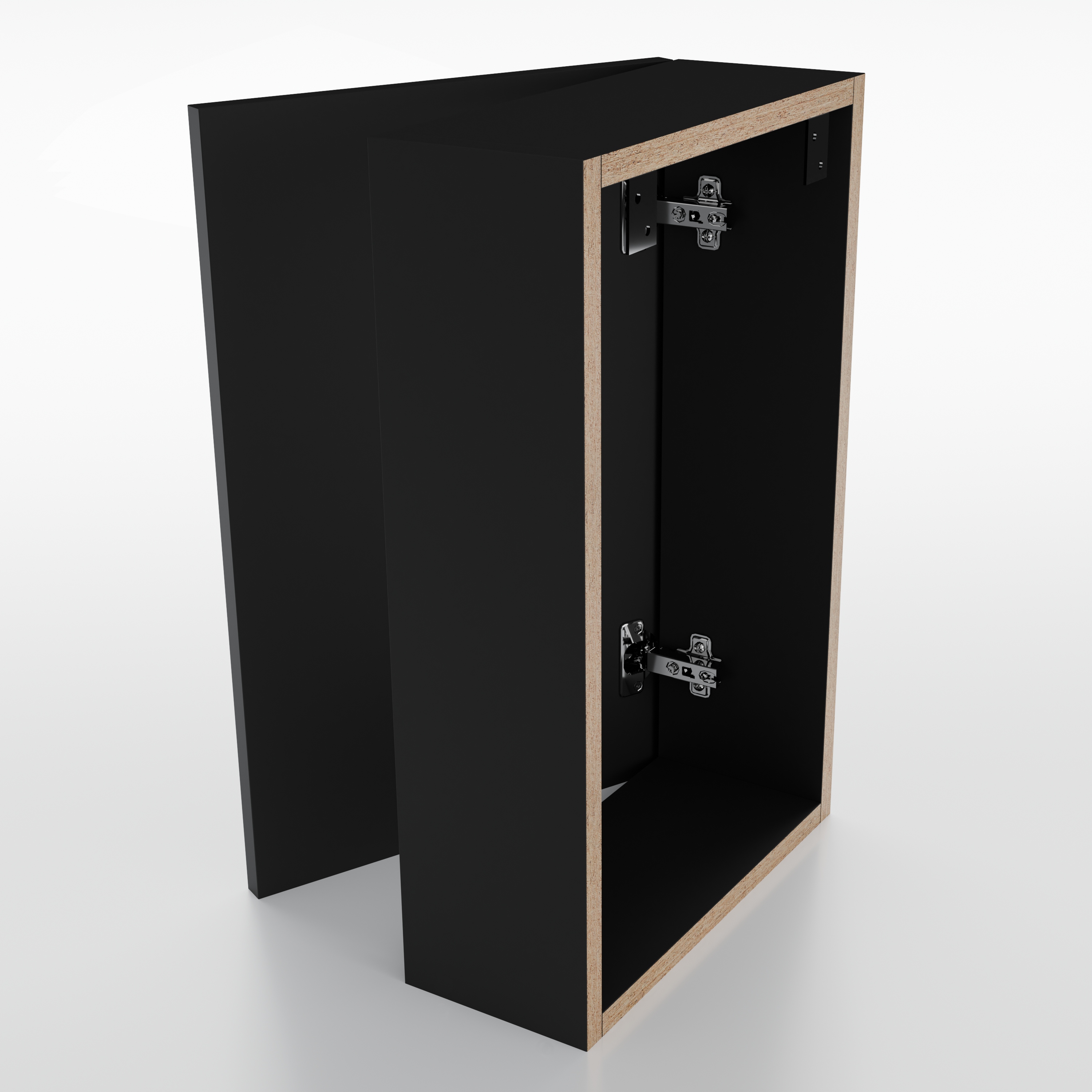 Coperchio del pannello elettrico bianco