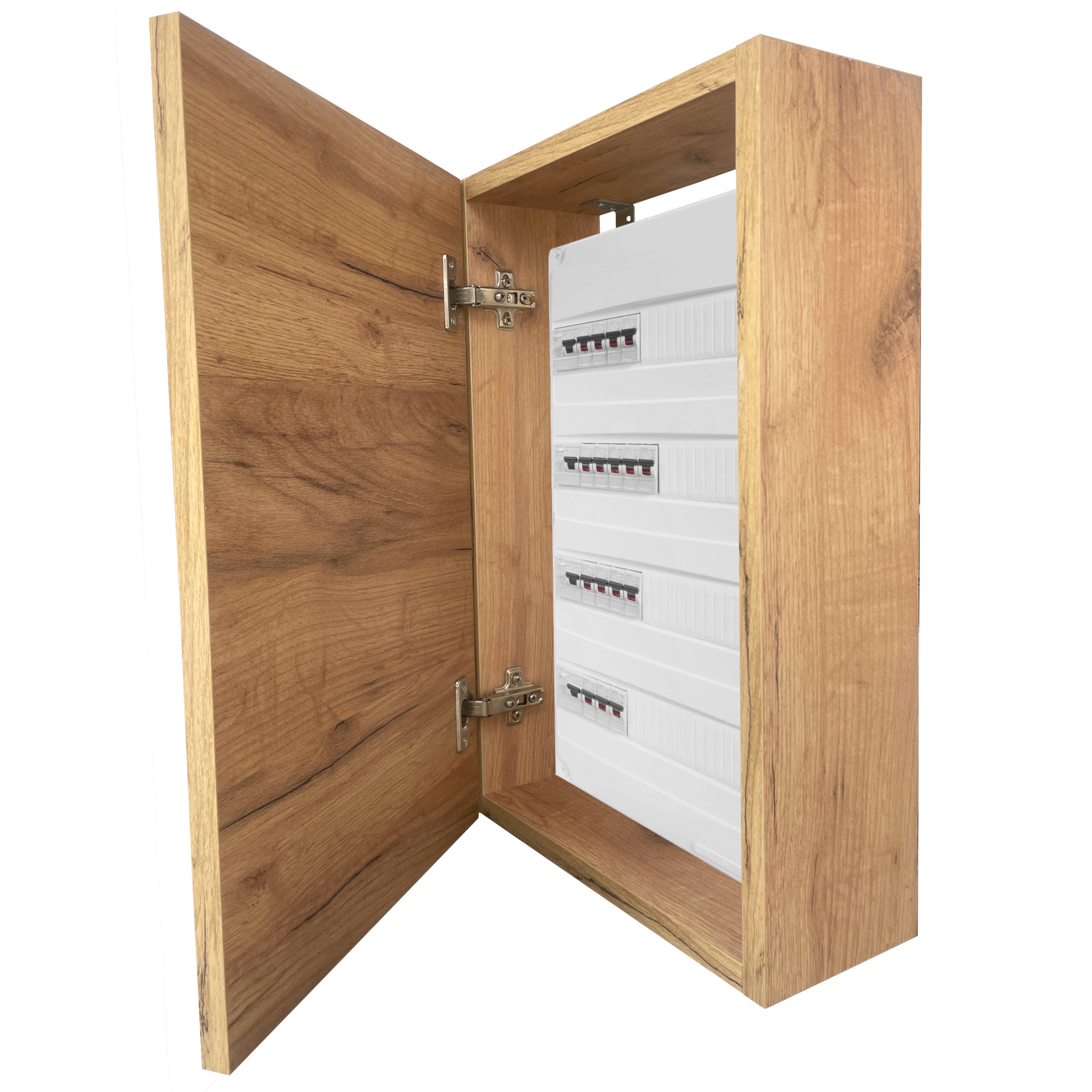 Sicherungskasten-Abdeckung Holzoptik