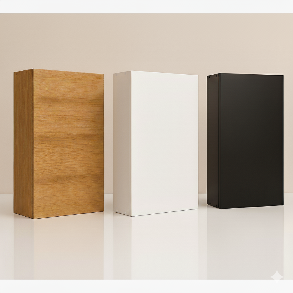 Coperchio "personalizzato" del pannello elettrico in legno