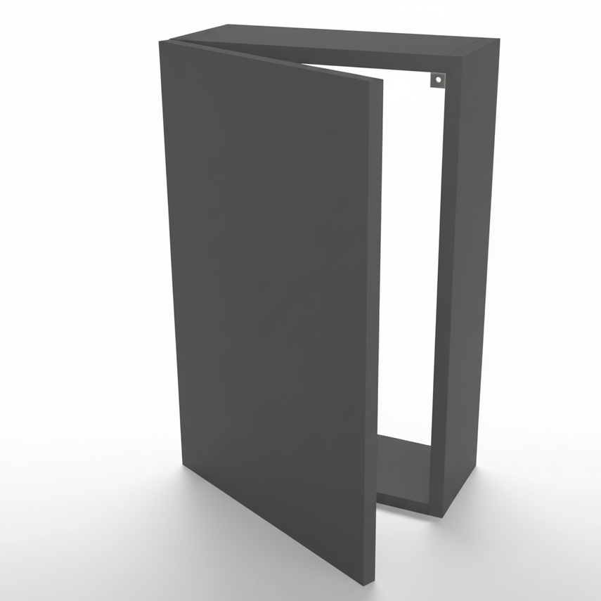 Cache tableau électrique anthracite