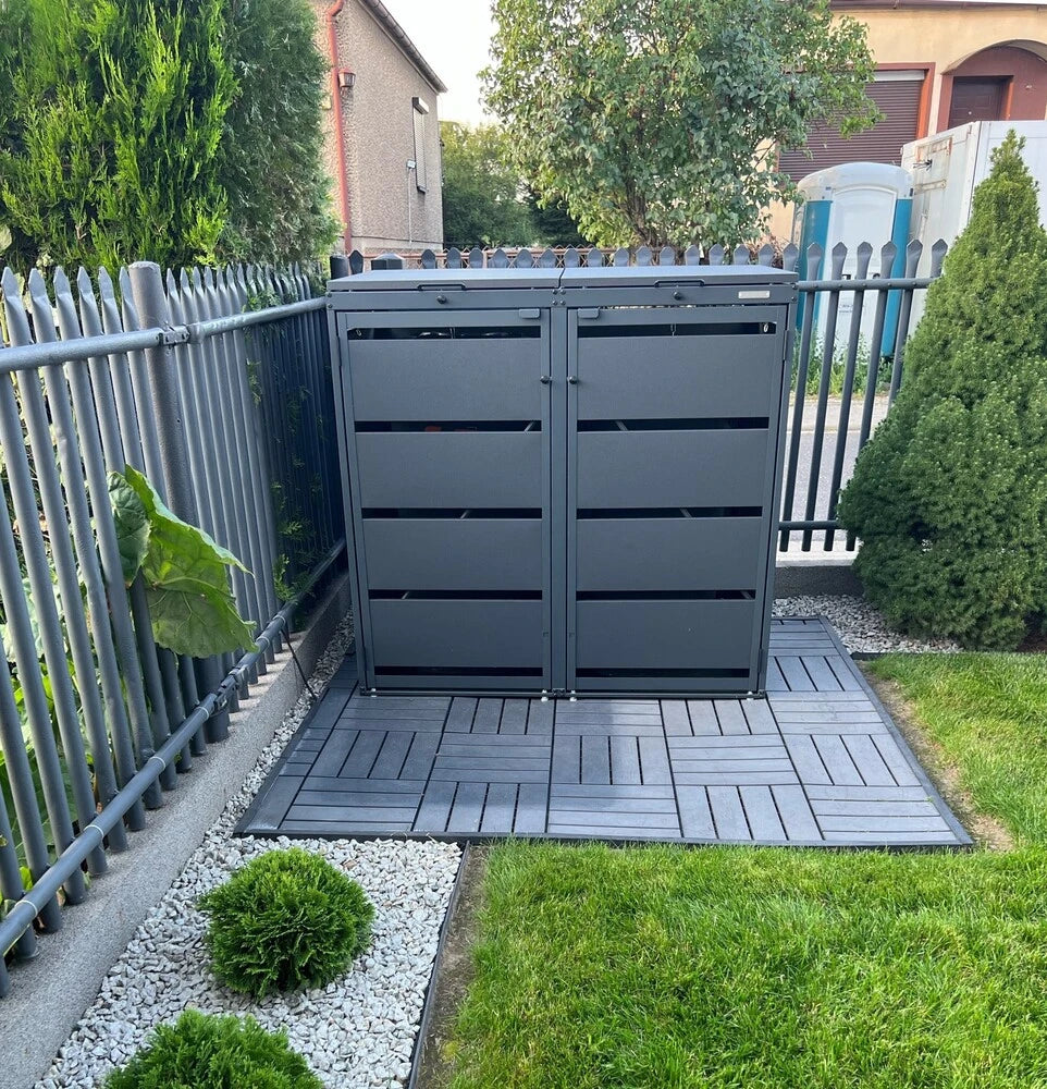 Verzinkter Müllabdeckung