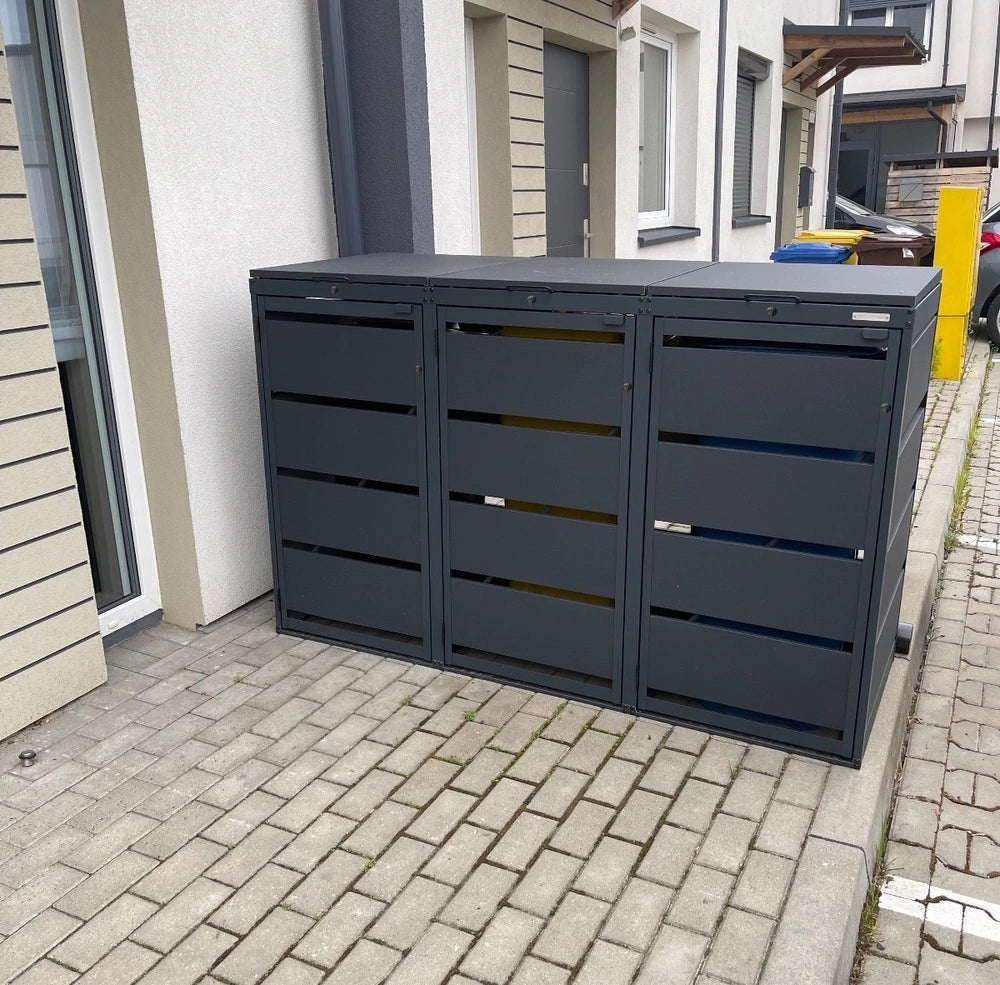 Verzinkter Müllabdeckung