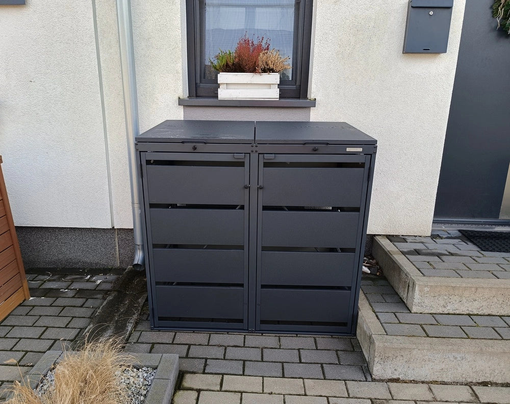 Verzinkter Müllabdeckung
